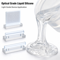Caoutchouc de silicone liquide optique haute transparence Doneson DSA-71XX, bicomposant 1:1, pour moulage par injection, dureté Shore 30-80, moulage et scellement