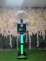 Cabina de Fotos Portátil Profesional de 15.6 Pulgadas para Cámara DSLR, Cabina de Fotos para Eventos Comerciales de Alquiler