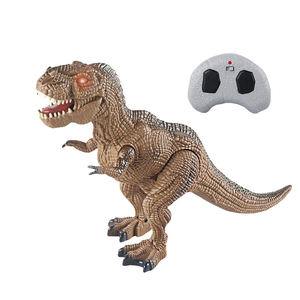 Jouets dinosaures T-Rex infrarouges télécommandés avec démonstration automatique, bouche qui s'ouvre et se ferme, yeux lumineux, sons réalistes, marche réaliste, cadeau pour enfants - Product Image 1
