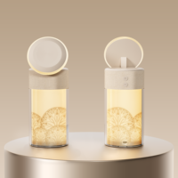 Cadeaux parfaits pour Noël, anniversaire, anniversaire de mariage, enceinte transparente avec motifs personnalisables, lampe, chargeur sans fil