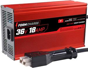 LNLEE <span class=keywords><strong>Chargeur</strong></span> de batterie FORM 18 AMP personnalisé pour les voiturettes Club Car EZGO & <span class=keywords><strong>Yamaha</strong></span> 36 Volt avec prise Crowfoot pour usage industriel - Product Image 5