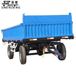 Tractor Chino de 80 CV con Tracción en las 4 Ruedas y <span class=keywords><strong>Implementos</strong></span>, Remolque Volquete de 5 Toneladas - Product Image 1