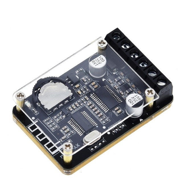 XY-P15W High Digital Board 10W/15W/20W Stereo BT Power Amplifier with 12V/24V Input Type DC Audio Products Accessory..