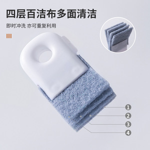 Multi Functional Gap Cleaning Brush Microfiber For Fan Window Kitchen Crevices Household Cleaning Tool - Product Image 2