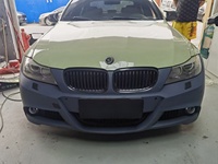Kit de pare-chocs avant sport M-Tech pour BMW Série 3 E90 avec feux antibrouillard et calandre inférieure