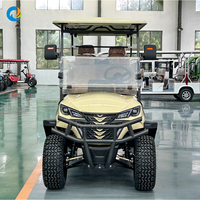 Voiturette de golf électrique tout-terrain Robetaa, chariot utilitaire 6 places, 72V Lithium, pour les excursions en montagne