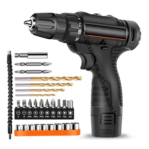 Screw Driver Electric Power Tools <strong>12V</strong> Wireless Rechargeable Cordless <strong>Drill</strong> Mini Lithium Charging <strong>Hand</strong> <strong>Drill</strong> with Accessories Set - Product Image 1