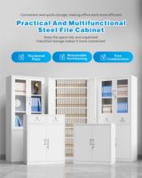 Archivadores Modulares de Acero con Marco Ajustable y Bloqueable para Uso Hospitalario, Diseño Moderno, Gran Capacidad de Almacenamiento
