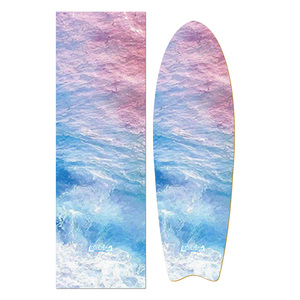 Bande adhésive antidérapante de couleur personnalisée avec revêtement de sable coloré pour skateboard, <span class=keywords><strong>surfskate</strong></span>, longboard et trottinette - Product Image 2