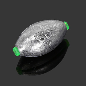 Olive Shaped Fishing Lead Sinker <b>5G</b> Durable Function For Angling Tackle - Product Image 3