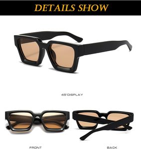 Top Custom Logo Thick Frame <b>Sunglasses</b> Luxury Shades <b>Sunglasses</b> Designer <b>Sunglasses</b> Men - Product Image 2