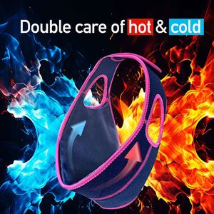 2 compresas de gel prácticas para mentón y cabeza, compresas faciales frías y calientes ajustables, con compresa de gel para muelas del molde, para uso en mentón y cabeza. - Product Image 1