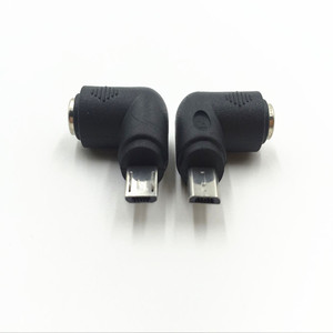Đầu Cắm Điện DC <span class=keywords><strong>5</strong></span> Chân Đầu Đực Sang <span class=keywords><strong>Mini</strong></span> / Micro <span class=keywords><strong>USB</strong></span> <span class=keywords><strong>5</strong></span>.5X2.1 Mm Bộ Chuyển Đổi Đầu Nối 90 / 180 Độ Cho V8 Android - Product Image 3