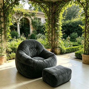 Sofá Puff, Sofá Reclinable Pequeño para Dormitorio, Asiento Creativo y Cómodo, Sofá de Ocio para Balcón y Apartamento - Product Image 2
