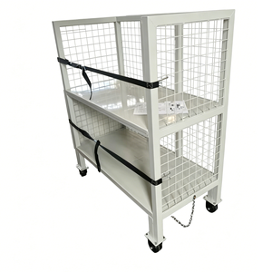 Carrello Logistico <span class=keywords><strong>a</strong></span> Rete con Finitura in Acciaio Zincato <span class=keywords><strong>per</strong></span> Massima Resistenza e Sicurezza del Carico - Product Image 6