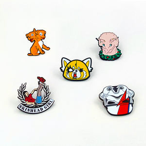 Smalto cuore moderno personalizzato per spilla distintivo non minimo Hard Soft Cartoon Anime produttori di Anime Oneway Ena - Product Image 2