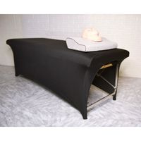 Nappe au design personnalisé de haute qualité Spandex couvre-lit de massage des cils drap de lit de beauté
