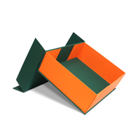 Boîte de papier kraft ondulé pliable magnétique haut de gamme personnalisée en gros doublure éponge imperméable et durable pour l'expédition postale
