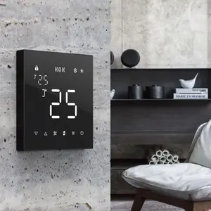 Interrupteur de Thermostat du système KNX, chauffage Intelligent de la maison, refroidissement du Mode Air, panneau de contrôle de la température