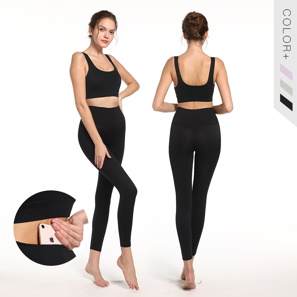 Women's Yoga Sets High Waist Butt Lifter Leggings Sports Cross Back Bra Sexy Tight Gym Fitness Yoga Suit