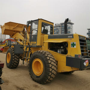 ญี่ปุ่นทำต้นฉบับ Front End Loader Komatsu WA380-6,ใช้รถตักล้อยาง Komatsu 5ton สำหรับขายในเซี่ยงไฮ้ - Product Image 4