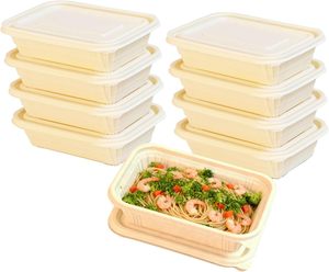 Wholesale Food Storage Containers Rectangular Takeaway Disposable <b>Microwave</b> Safe Lunch Containers for Fast Food - Product Image 1