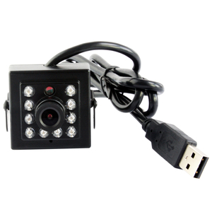 ELP Webcam LED USB HD 2Mega Piksel, Kamera Penglihatan Malam 1920X1080P 30Fps Ov2710 CMOS untuk Ponsel Video Pintu