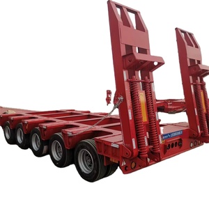 60 70 80 tấn thép máy xúc thấp giường Trailer bán của bán Trailer <span class=keywords><strong>lowloader</strong></span> cho nhiệm vụ nặng nề sử dụng - Product Image 1