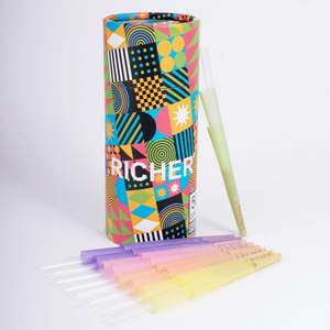 Kit de papier à rouler personnalisable avec logo, tailles variées - King Size et 1 1/4, cônes vides à combustion lente en gomme arabique naturelle, vente en gros - Product Image 2