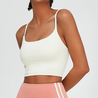 Soutien-gorge de sport pour femme de haute qualité, léger, à maintien élevé, avec bretelles croisées, respirant et à séchage rapide pour le yoga et l'entraînement