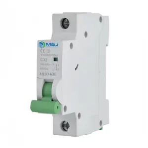 AC Electric MCB Price 6A 10A 20A 25A 32A 63A Disjoncteur miniature monophasé 1P Basse tension Disjoncteur Home Breaker