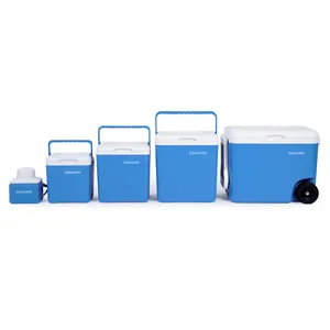 Icemaster Wielen Duurzame Food Grade Materialen Lange Tijd Isolatie Draagbare Bier Koelbox 2 7 14 26 45 L Geïsoleerde Lunchbox