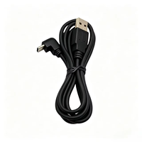 Câble de données USB-A vers Type-C coudé, charge rapide 3A, coudure à 90 degrés, matériau PVC, pour téléphones Android prenant en charge la transmission de données