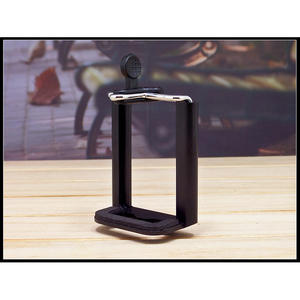 Mini trípode con abrazadera de aleación de aluminio, bloqueo de perilla de 3 secciones para teléfono móvil - Product Image 2