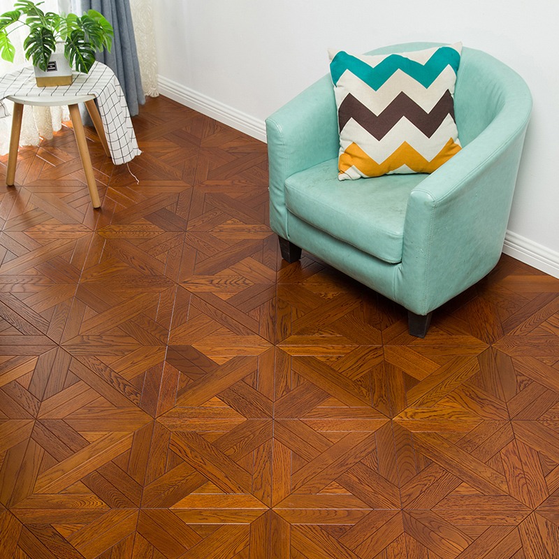 Plancher couleur chêne et teck 7716 450 * 450 * 15 ; 1㎡