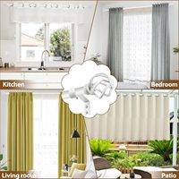Tringle à rideau blanche de haute qualité, finition blanche, tringle simple, style moderne pour chambre à coucher