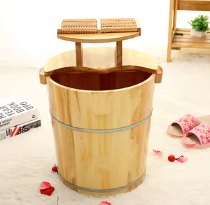 Secchiello per pediluvio domestico in legno con pacco di perline per il piede per rilassare l'esperienza del <span class=keywords><strong>bagno</strong></span> - Product Image 5