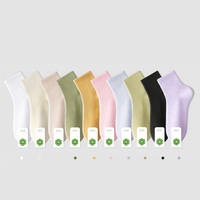 Chaussettes en coton unies mi-mollet respirantes, élégantes et confortables, nouvelle collection, haute qualité, pour étudiantes et femmes, idéales pour le quotidien et les loisirs.