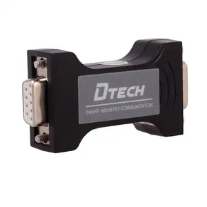 DTECH DB9 seri Port Play dan Plug portabel pasif RS232 Isolator fotolistrik pelindung lonjakan sinyal
