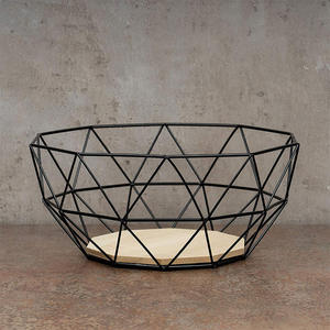 Panier de rangement en métal tressé sur mesure pour cuisine, œufs, aliments et fruits, avec cadre en fer – Tendance 2026, vente en gros - Product Image 4