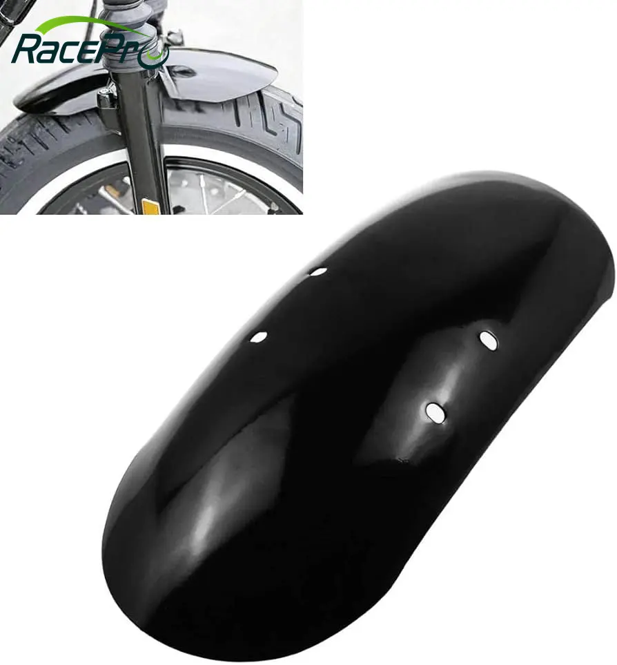 Racepro Xe Máy Kim Loại Phía Trước Ngắn 13 5/8 "Phía Trước Fender Chắn Bùn Cho Harley Sportster Bốn Mươi Tám 48 Đặc Biệt 2010-2022