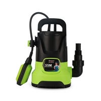 Pompe submersible à faible aspiration avec interrupteur à flotteur pour le drainage des étangs de jardin