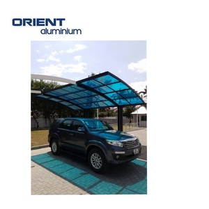 Toldo de aluminio para 1 coche, cubierta de porche para exteriores - Product Image 5