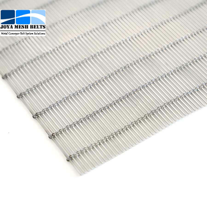 Harga pabrik baja tahan karat kelas makanan 304 sabuk hak tenun keseimbangan dalam pendingin Briquet - Product Image 3