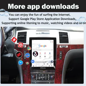 Qualcomm Android 13สำหรับ Cadillac Escalade 2007 2008-2012วิทยุรถยนต์10.4นิ้วเครื่องเล่นดีวีดีระบบนำทาง GPS BT WIFI - Product Image 6