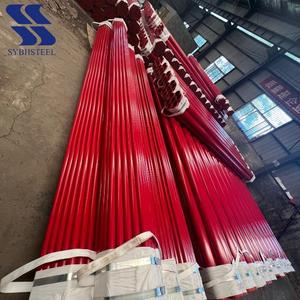 Sơn tĩnh điện ống tròn cho giàn giáo 48.6mm nhúng nóng kẽm tráng ống với vát cuối 6m dài JIS tiêu chuẩn cho Hàn Quốc - Product Image 3