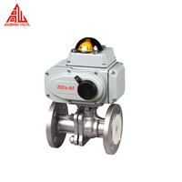 Vanne à bille motorisée GS Q941F 110V 220V 380V DN50 DN80 DN100 en acier inoxydable à commande électrique