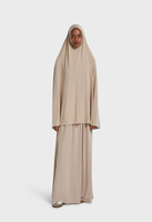 Vente en gros de robes de prière en jersey de haute qualité, khimar abaya en fibre de bambou pour femmes musulmanes
