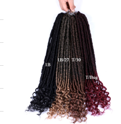 Tomo — <span class=keywords><strong>mèches</strong></span> synthétiques pour femme, 20 pouces, 100 grammes, cheveux de déesse, Faux Crochet, douces, tresses naturelles, 24 brins, Extension brune - Product Image 6