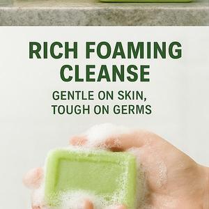 สบู่ก้อนทำมือจากน้ำมันทีทรีและยูคาลิปตัสธรรมชาติ ช่วยลดการอักเสบ ลดเชื้อรา สำหรับอาการคันบริเวณขาหนีบ กลากเกลื้อน และโรคเท้าผู้เล่นกีฬา - Product Image 5